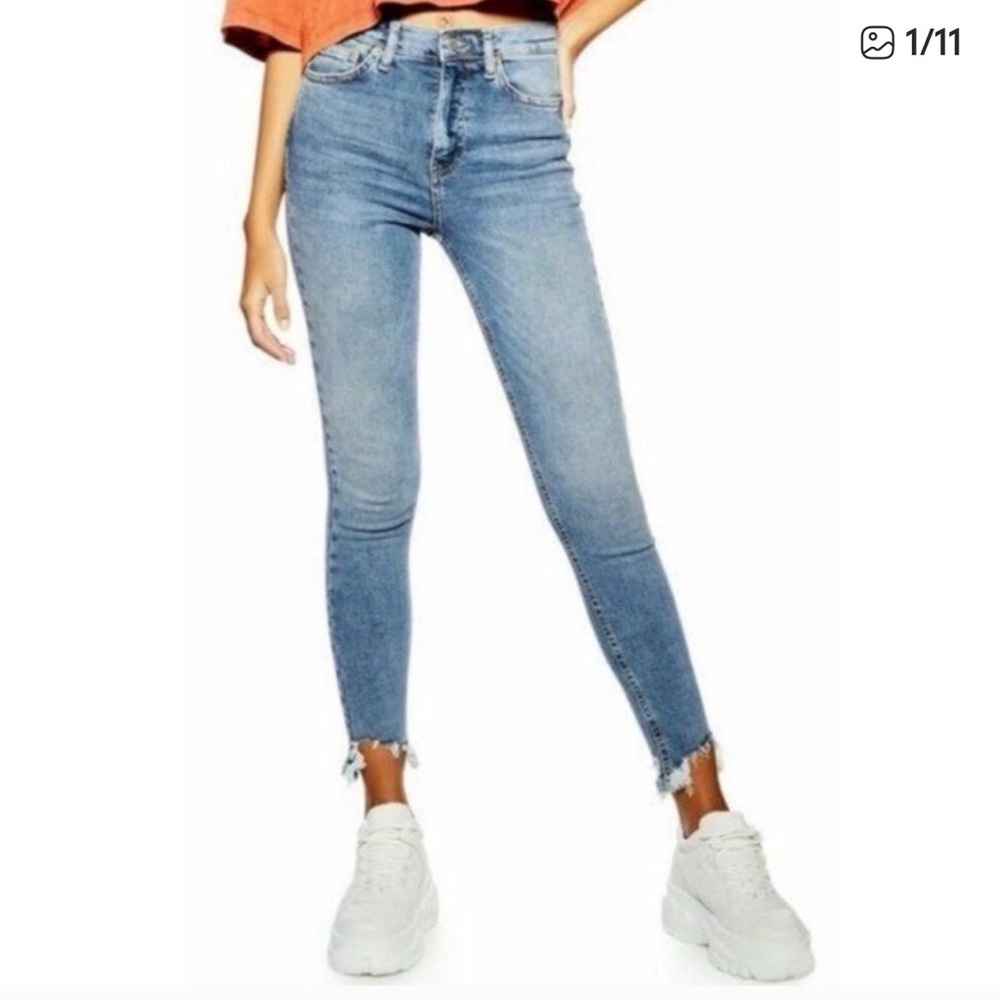 Topshop Light Blue Skinny Jeans